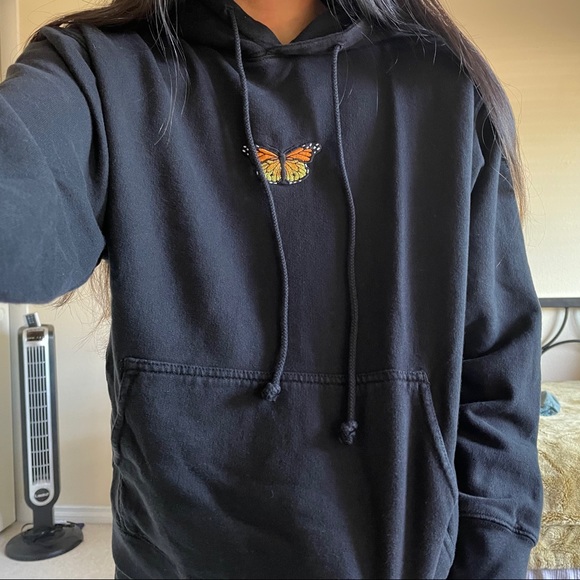 pacsun butterfly hoodie